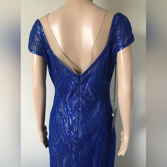 Tadashi Shoji Blue Gown - Picture 4 of 7